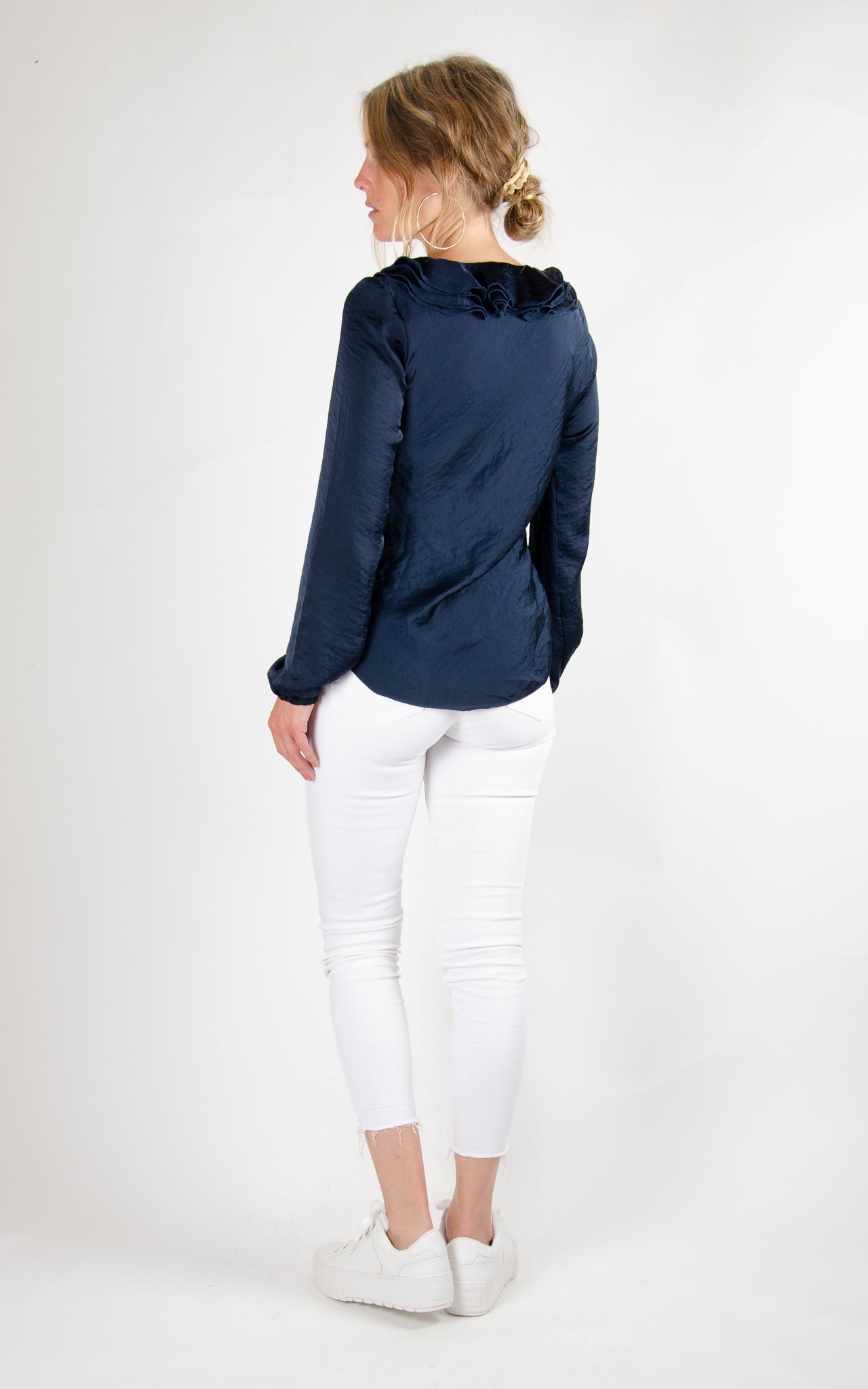 Bella Short Soft Shiny - Blue