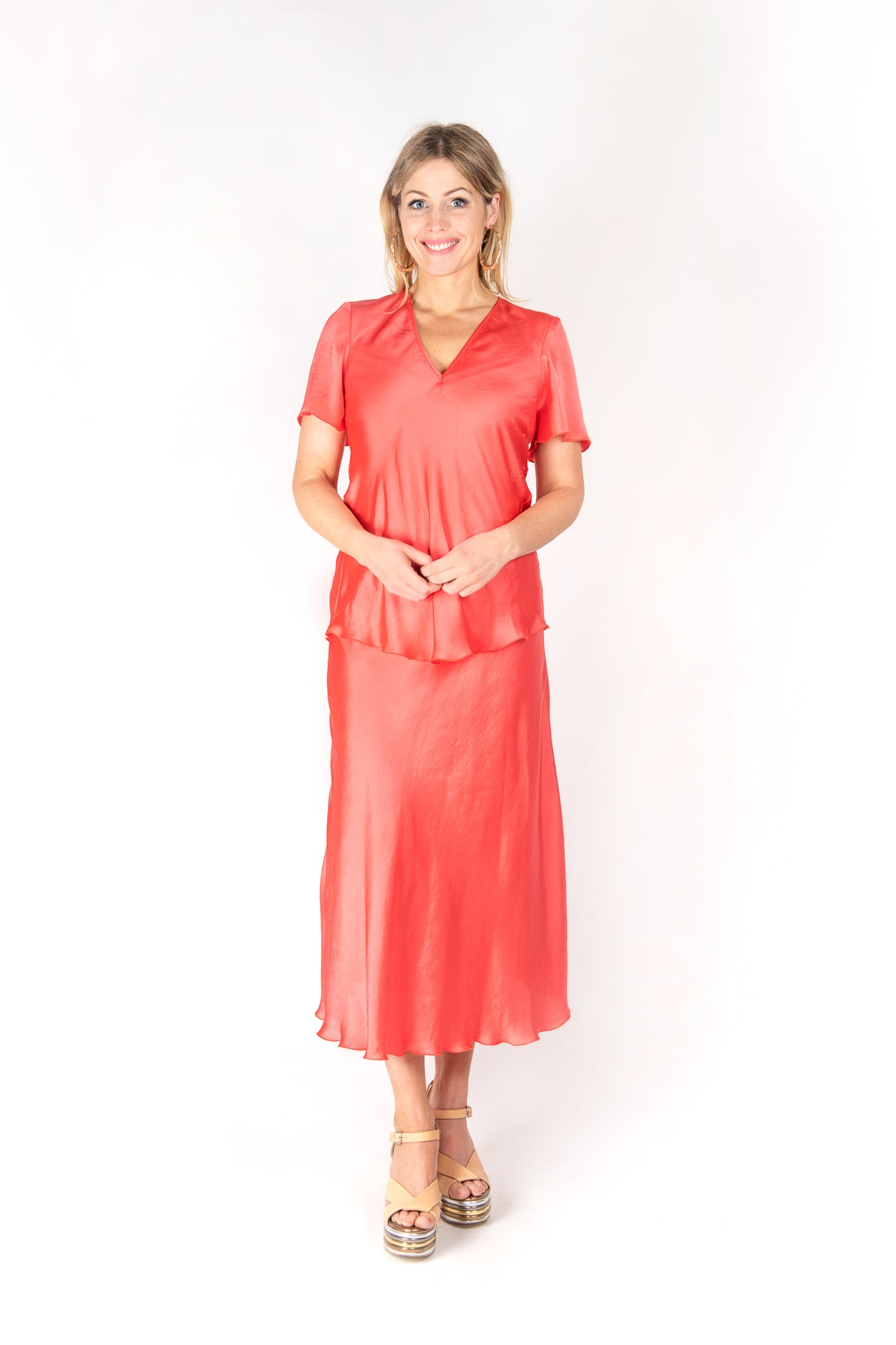 Mia Soft Shiny - Coral