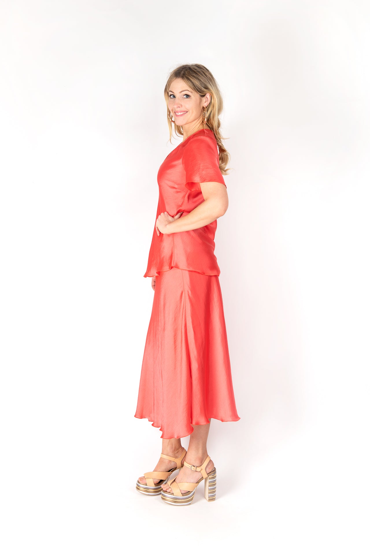 Mia Soft Shiny - Coral