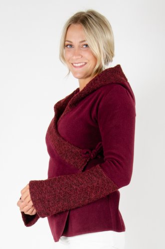 Titti Short Knit - Bordeaux