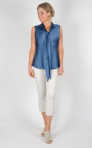 Mara Short Soft Shiny - Denim
