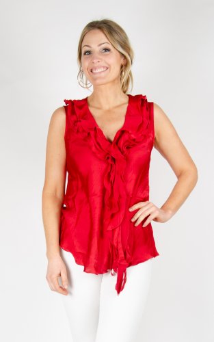 Nelly Short Soft Shiny - Red