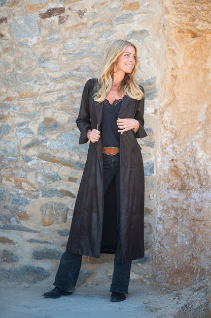 Thea Long Skin - Dark Brown