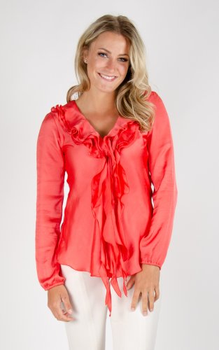 Bella Short Soft Shiny - Coral